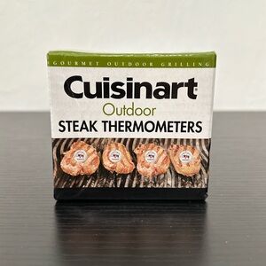 Cuisinart Outdoor BBQ STEAK THERMOMETERS Set of 4 Sealed Box